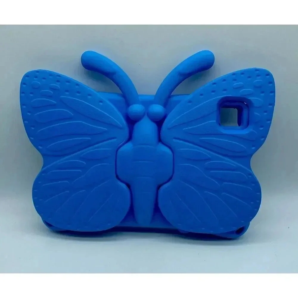 Kids EVA Shockproof Butterfly Case With Stand For Honor Pad 6 7 X8 X6 Blue‎